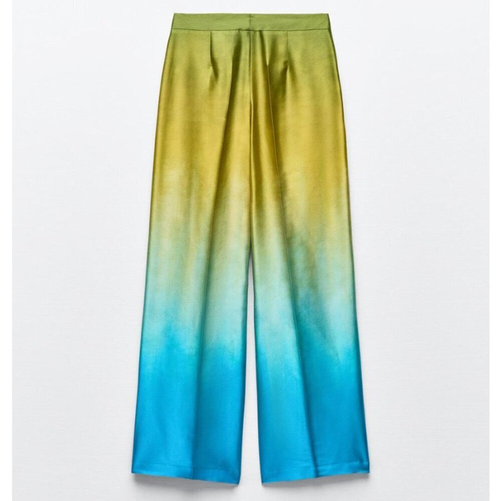 Zara Women’s Tie Dye Effect Pants - Size Medium‎ - Picture 2 of 9